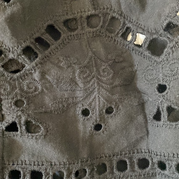 Patterson J Kincaid Embroidered Eyelet Sleeveless Mini Dress - Picture 6 of 8